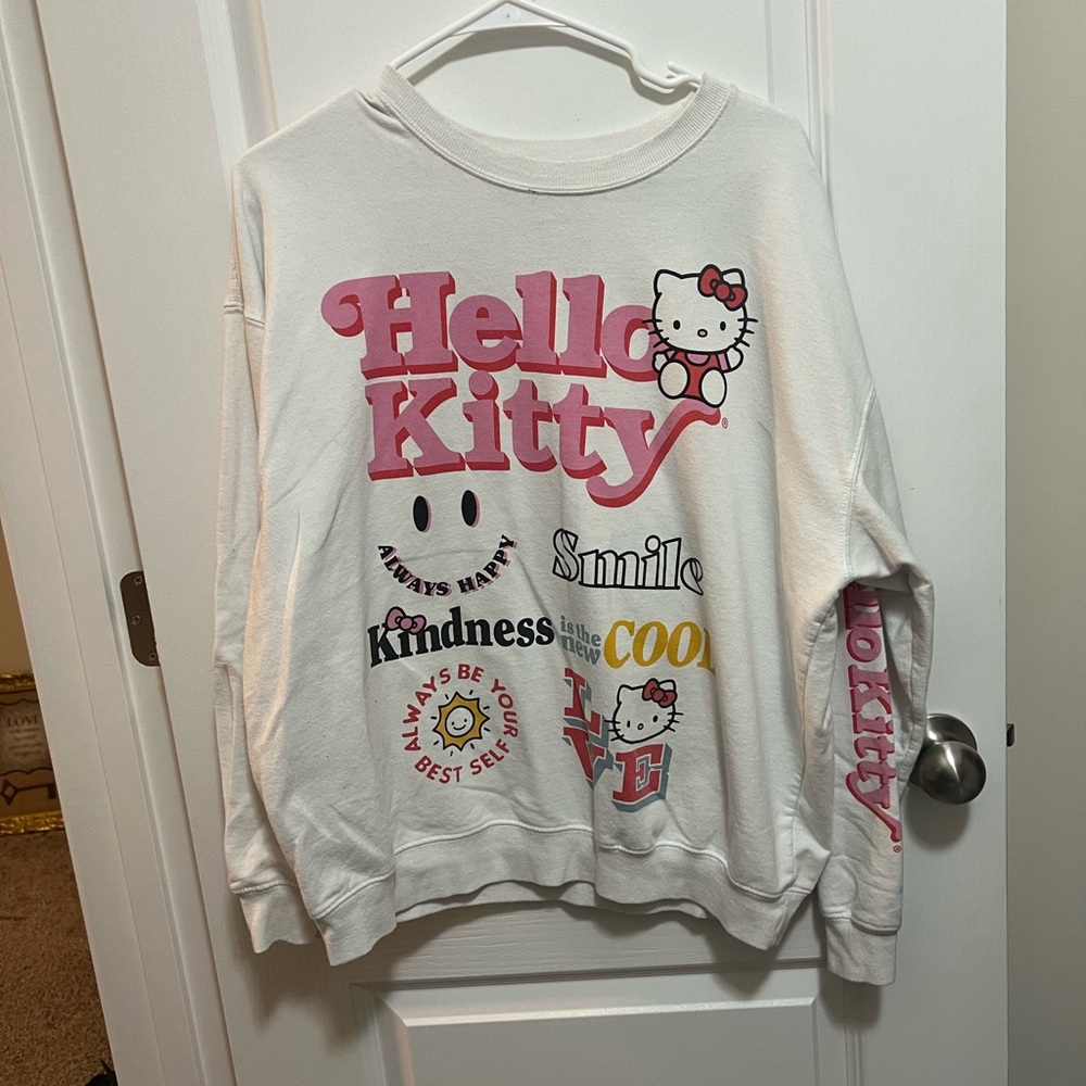 Hello Kitty White Kids Sweatshirt